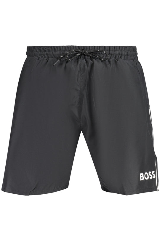 BOSS BAS DE MAILLOT DE BAIN NOIR HOMME