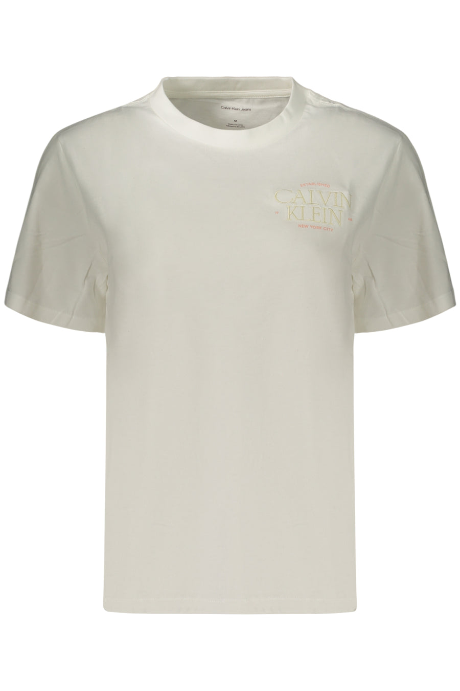 CALVIN KLEIN KURZÄRMELIGES DAMEN-T-SHIRT WEISS