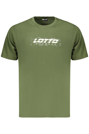 LOTTO T-SHIRT HOMME VERT À MANCHES COURTES