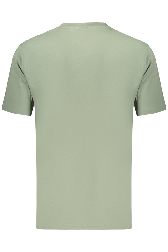 LOTTO T-SHIRT HOMME VERT À MANCHES COURTES