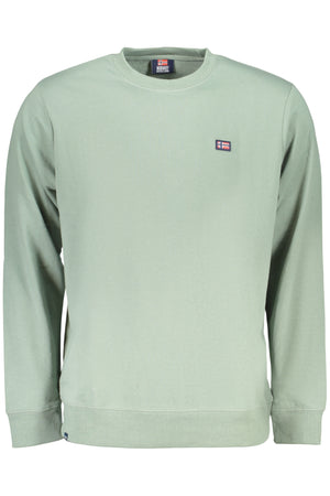 NORWEGEN 1963 HERREN-REISSVERSCHLUSS-SWEATSHIRT, GRÜN